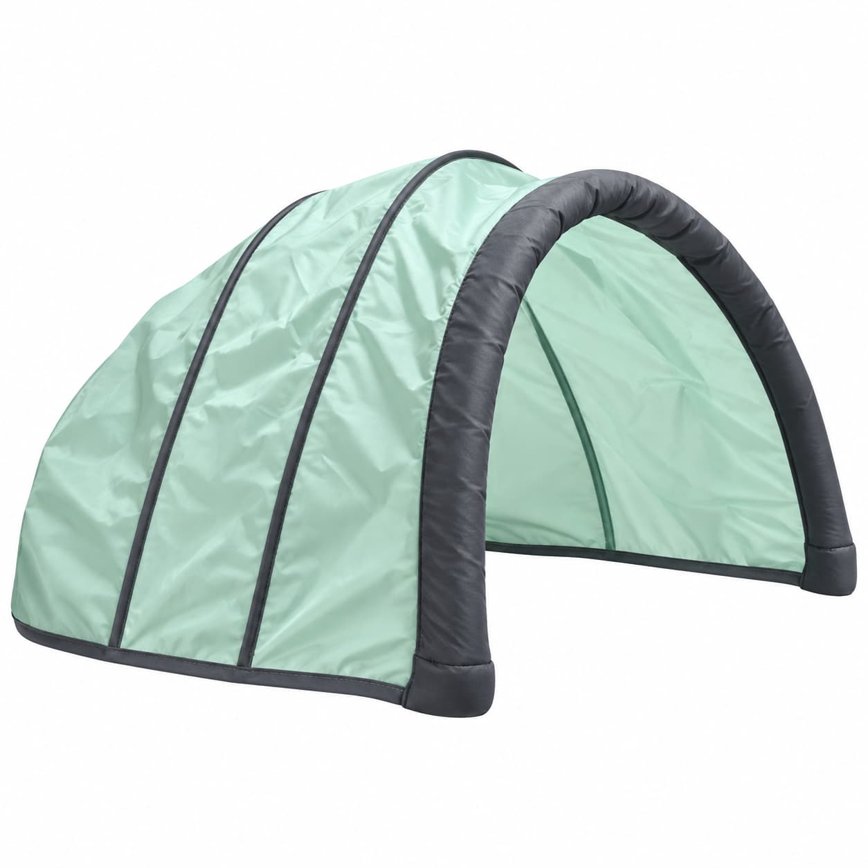 Cuna corral de dos niveles con dosel, mosquitero y cambiador