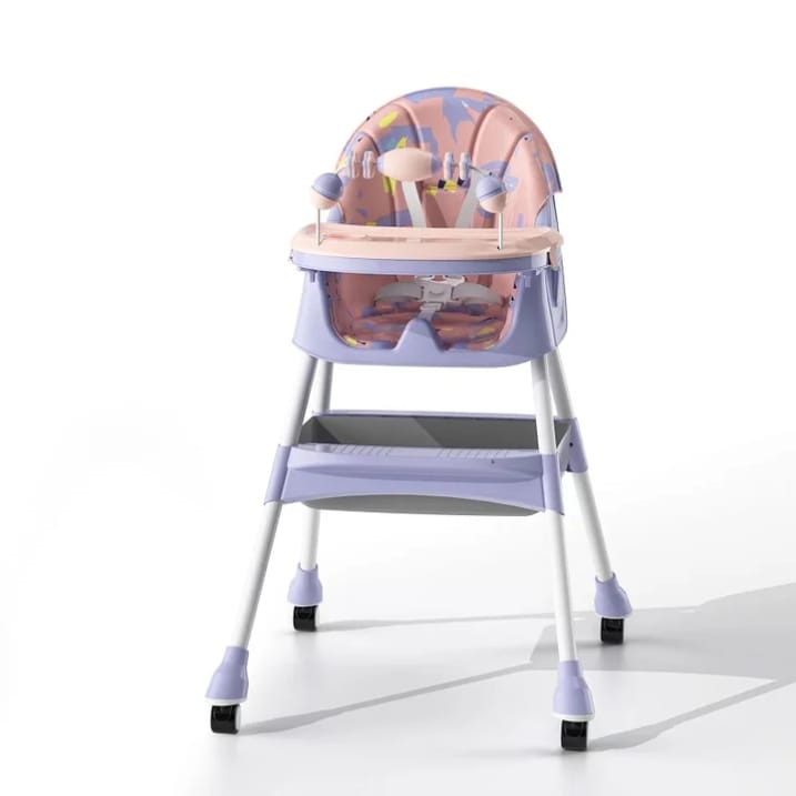 Silla de comer 2 en 1 con arco de juego