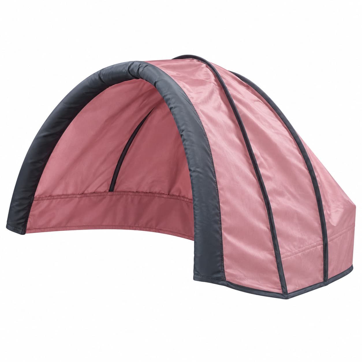 Cuna corral de dos niveles con dosel, mosquitero y cambiador